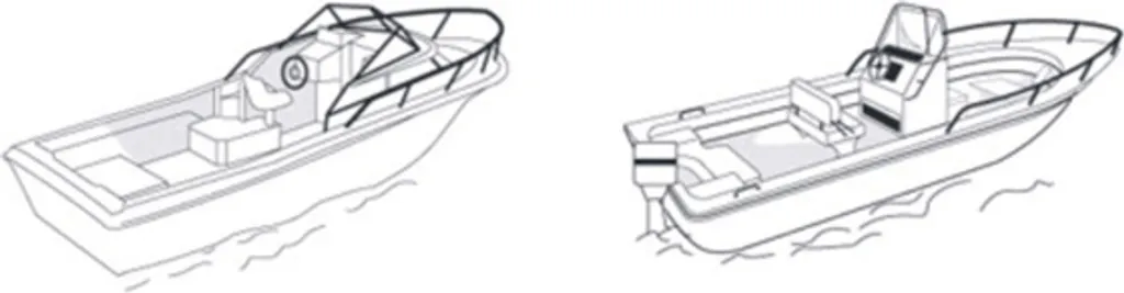 Housse de Protection Bateau Grise 580x295cm - Bâche d'Hivernage 19'
