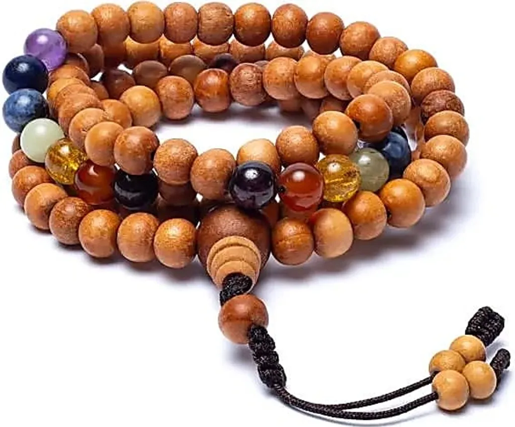 Mala Chakra Kadam pour Méditation - 108 Perles pour Yoga et Sérénité