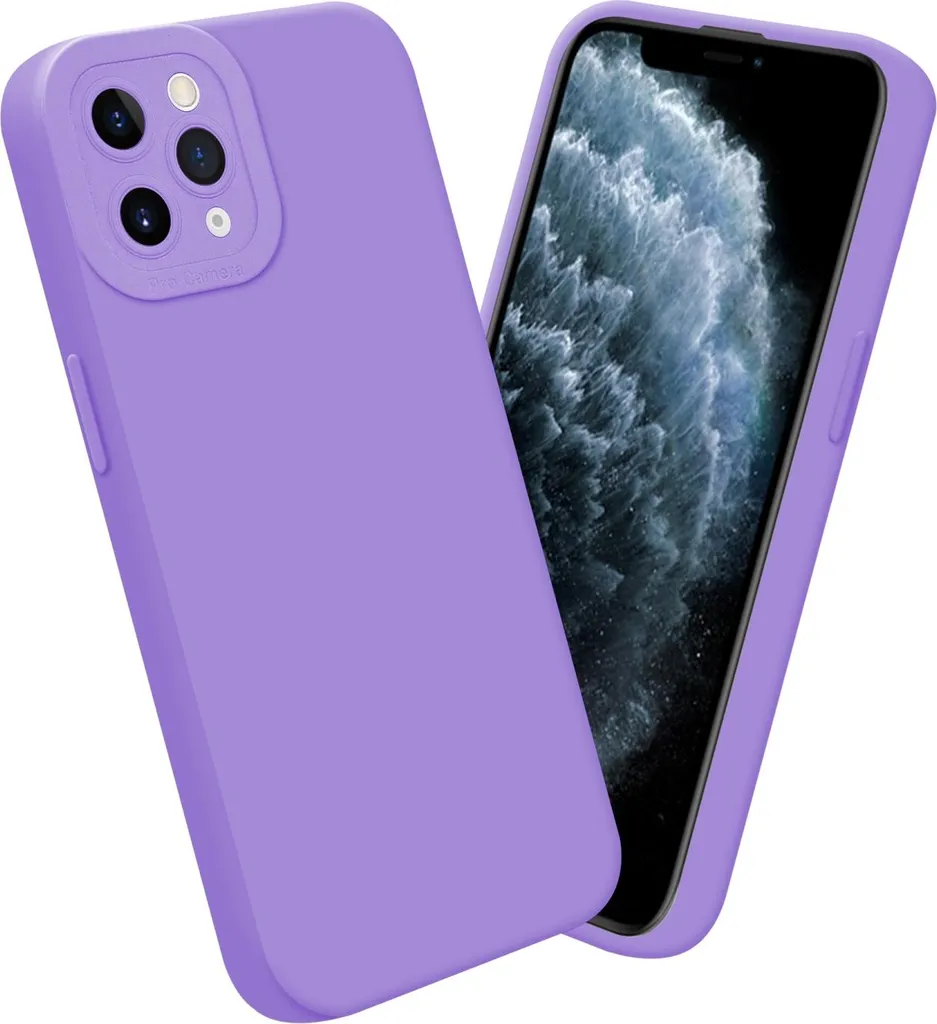 Abbery Custodia per iPhone 11, motivo floreale, trasparente