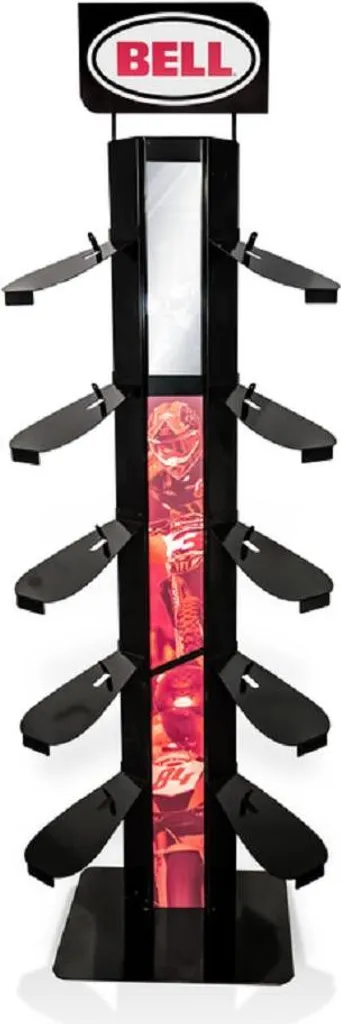 Support de Présentation BELL pour 10 Casques - Mobilier Magasin Stable