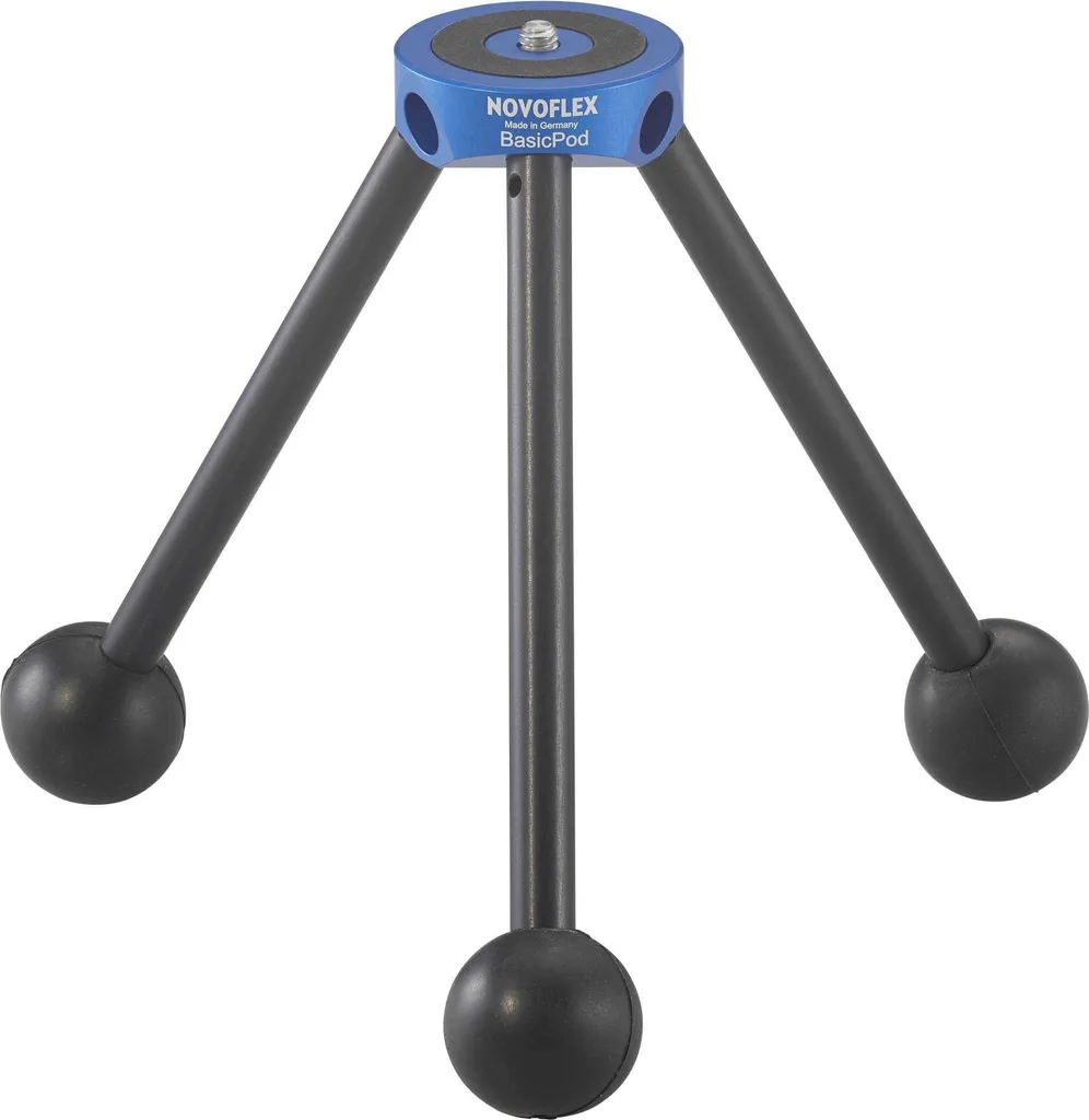 Supporto Macro Novoflex BasicPod Blu - Stabilità a Filo Terra