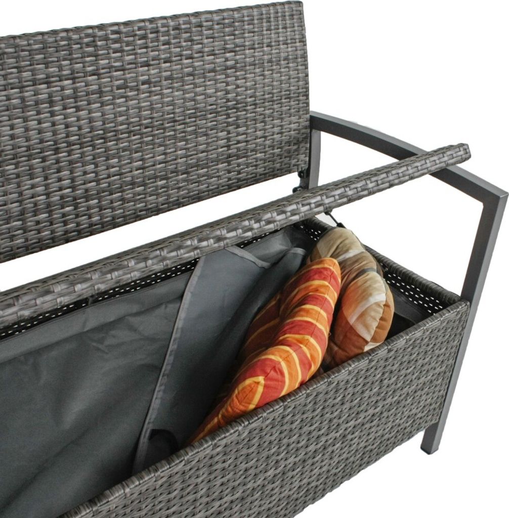 Garden Pleasure Gartenbank Ferrara 970303 dunkelgrau Produktbild 6