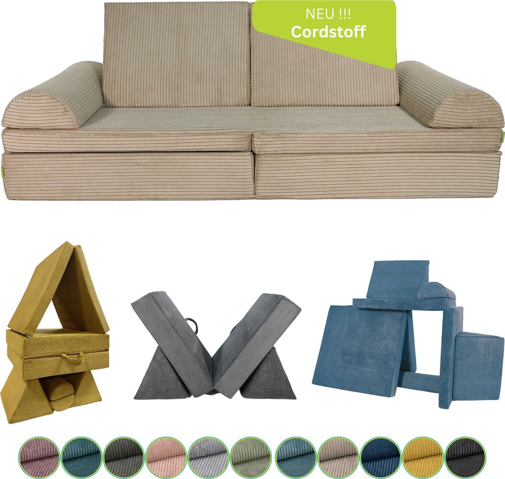 Pillows24 - Sofa dziecięca z funkcją spania | Miękka sofa Zdjęcie produktu 