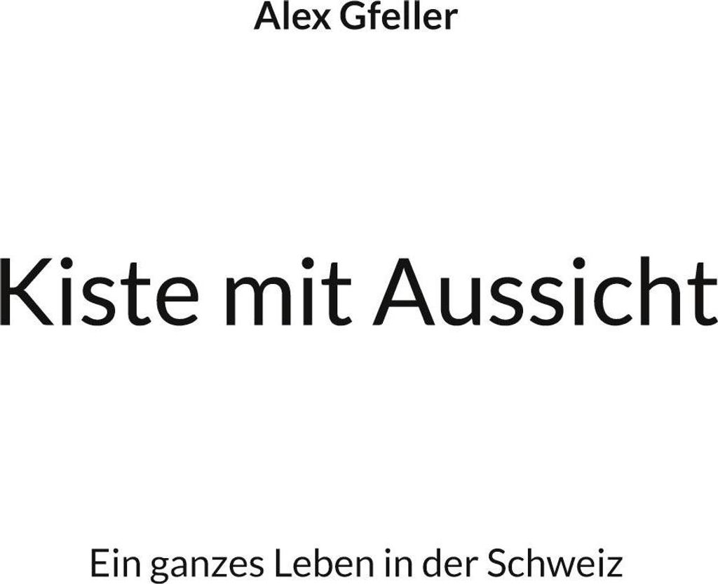 Kiste mit Aussicht