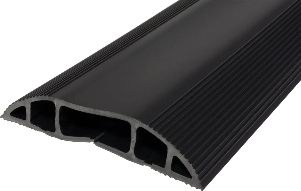 Pont de câble Dataflex noir 1,5m 19.08.3101 - Protection sol robuste
