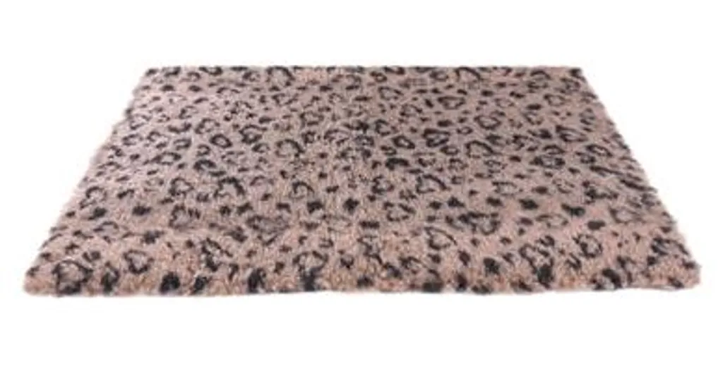Vetbed Imprimé Léopard Beige/Noir - Tapis Isolant et Antidérapant Pro