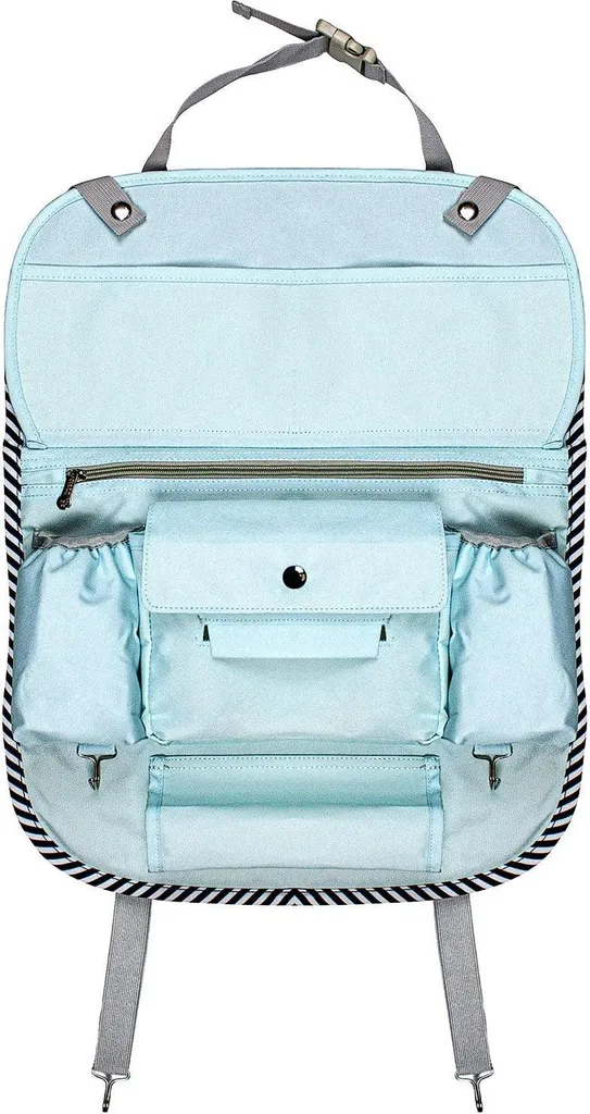 Fini le désordre : Sac de rangement voiture Turquoise gain de place