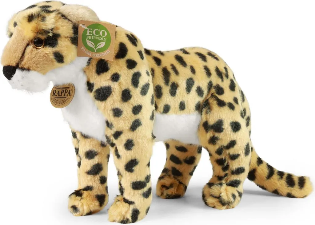 Guépard en Peluche 30cm Durable : Douceur Extrême et Écologique