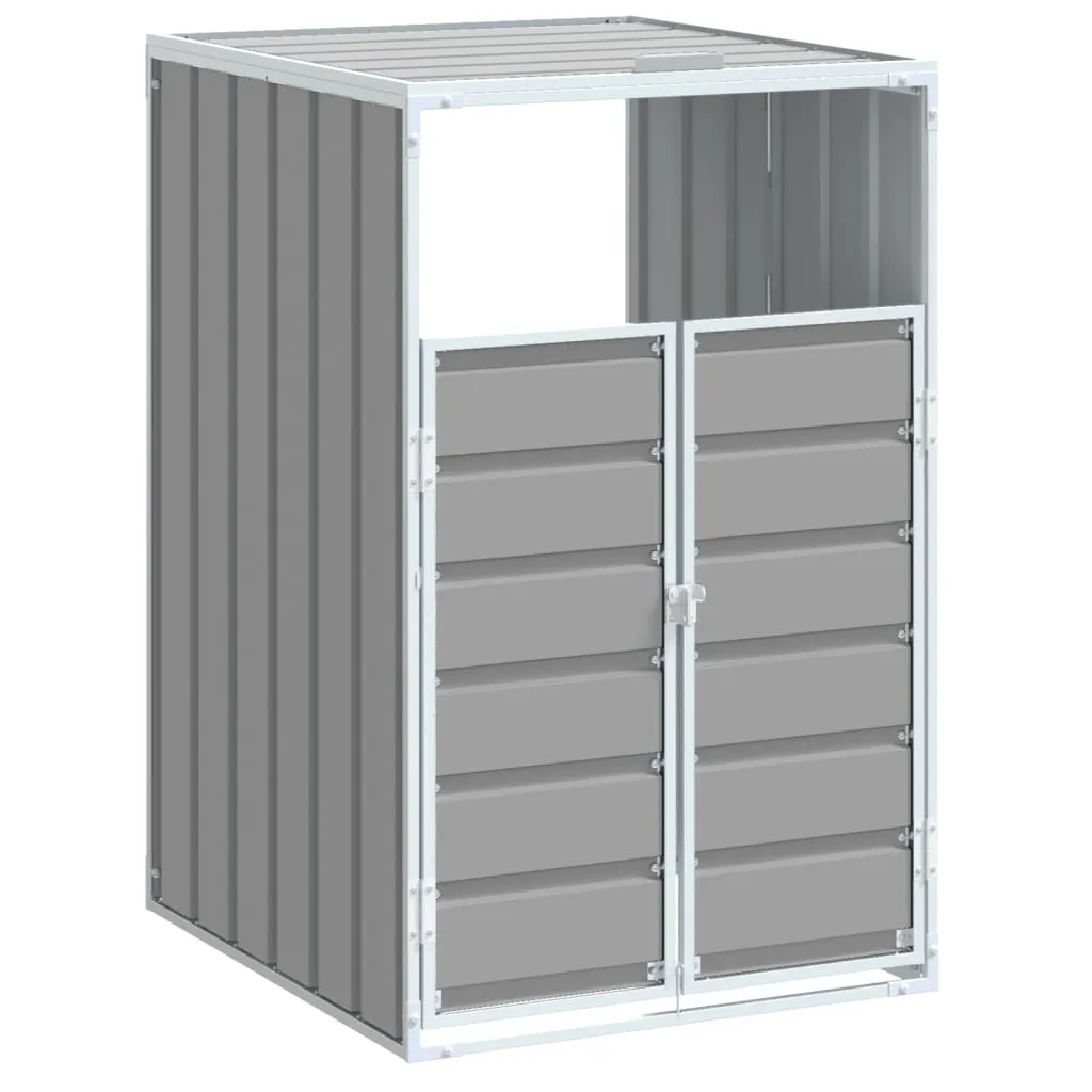 vidaXL Box Copribidone Acciaio Grigio 72x81x115 cm | Prezzo Top