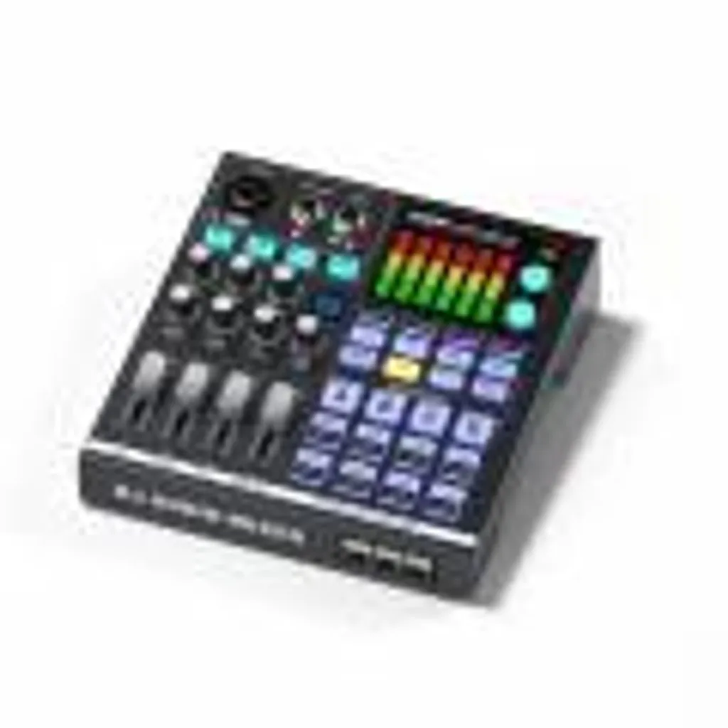 Table de mixage audio 48V Bluetooth pour podcast et streaming studio