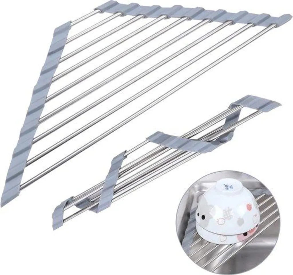 Support d'évier en acier inoxydable 201 réglable pour cuisine moderne
