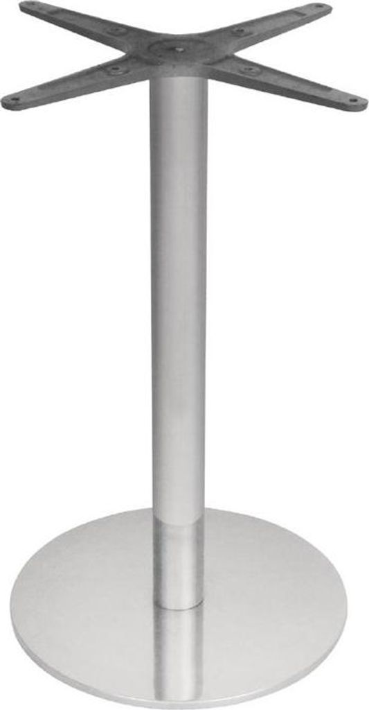 Base per tavolo rotondo Bolero realizzata in acciaio inox Immagine del prodotto 