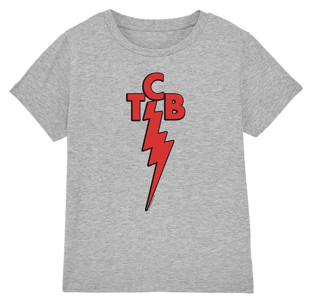 Elvis Presley - "TCB" T-Shirt für Kinder TV33502 (152-158) (Sportliches Heather)