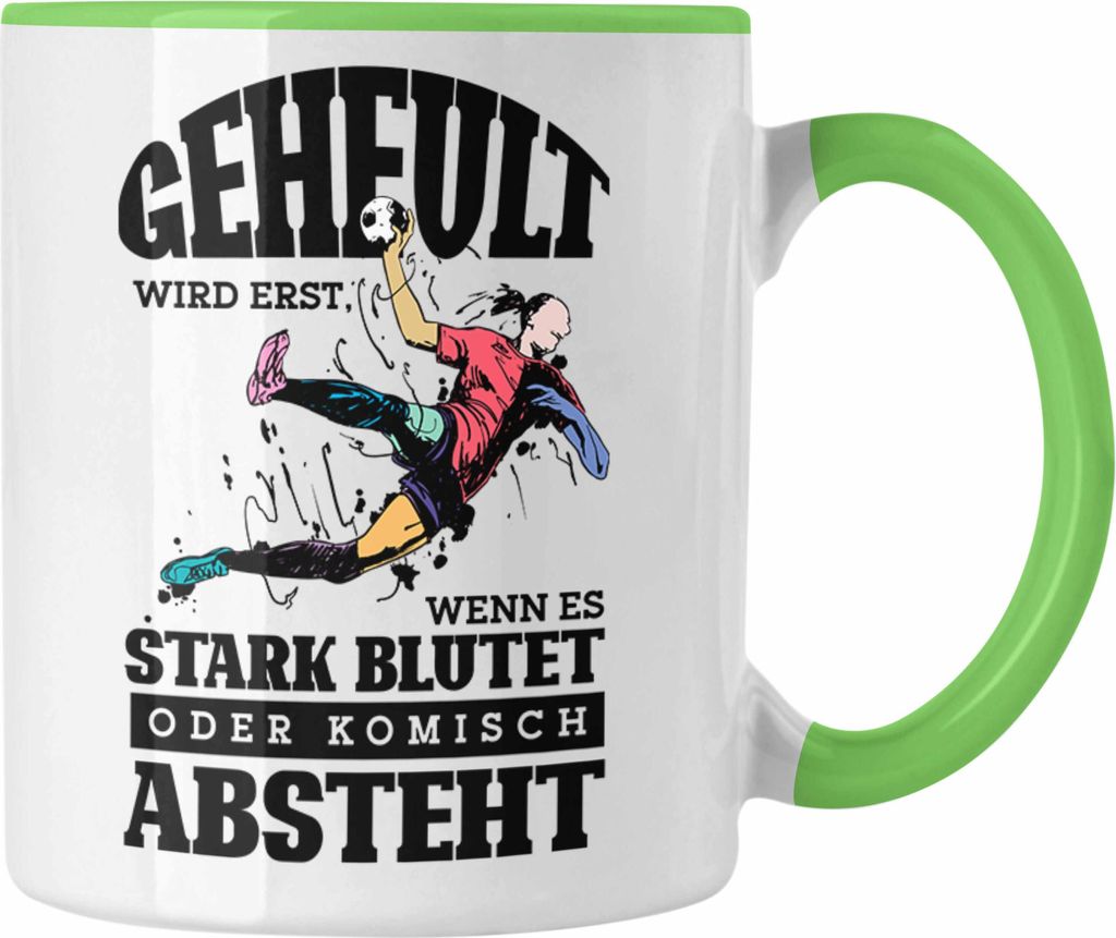 Trendation - Lustige Handball-Tasse Geschenk für Produktbild 