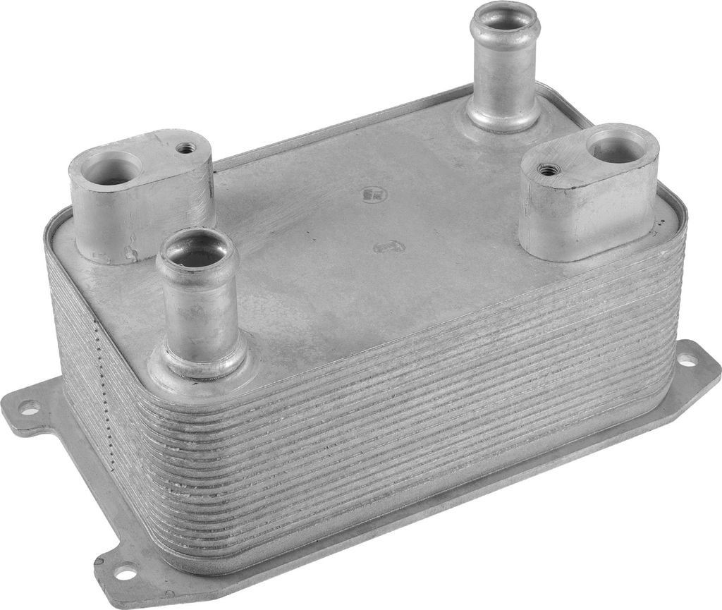 Motoröl-Kühler kompatibel für Volkswagen Passat 2007-2010, langlebiger Aluminiumlegierung Silberton Getriebeöl-Kühler
