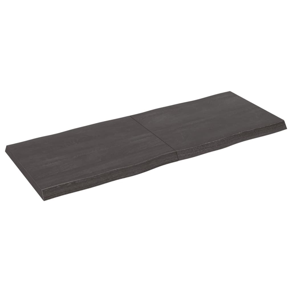 vidaXL Tischplatte 140x50x(2-4) cm Massivholz Behandelt Produktbild 