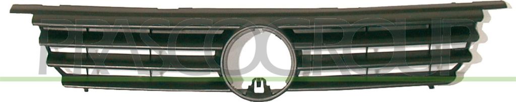 PRASCO VG0162001 Kühlergrill Frontgrill für VW Polo Schrägheck (6N1) Schwarz