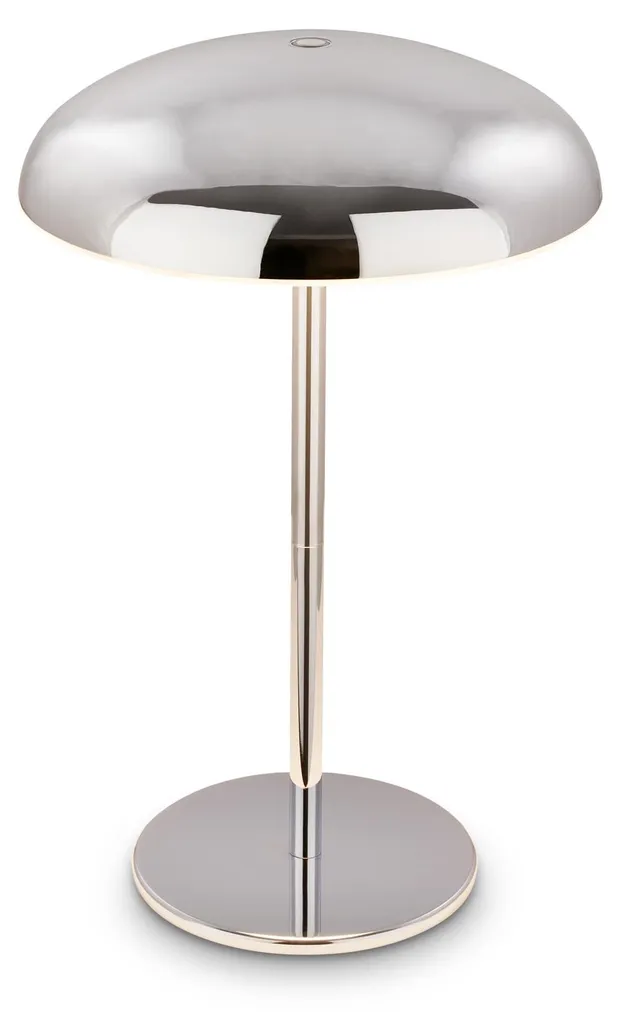 Lampe LED tactile dimmable IP44 Briloner CAXA finition chrome brillant