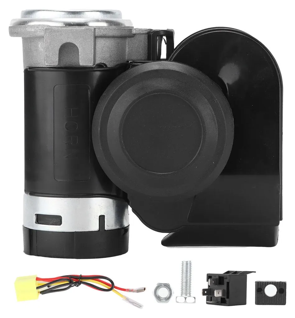 Avertisseur pneumatique 12V 125dB pour remplacer un klaxon faible 12V