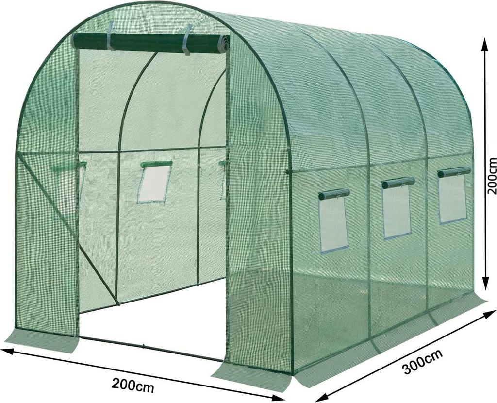 WOLTU Gewächshaus, Tomatenhaus mit Tür 6 Fenster, Produktbild 3