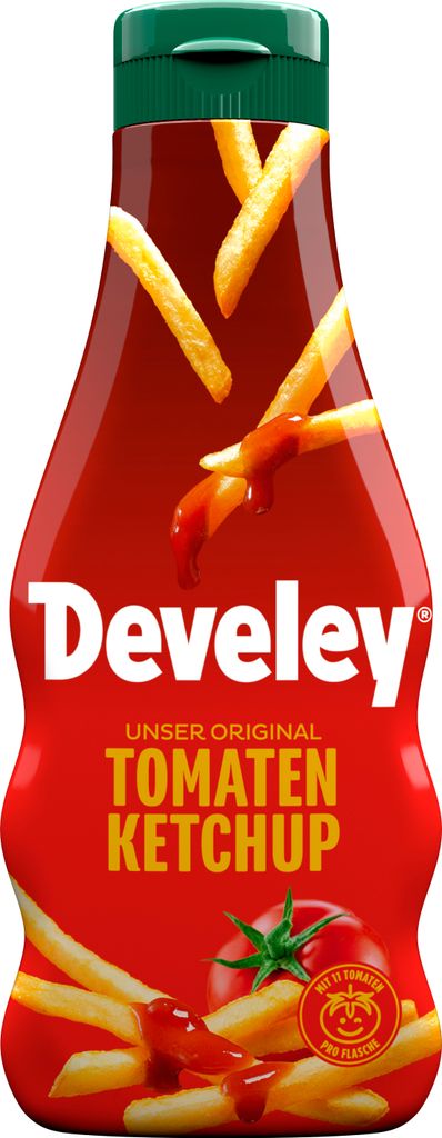 Develey Náš originální rajčatový kečup v plastové lahvi 250 Obrázek produktu 