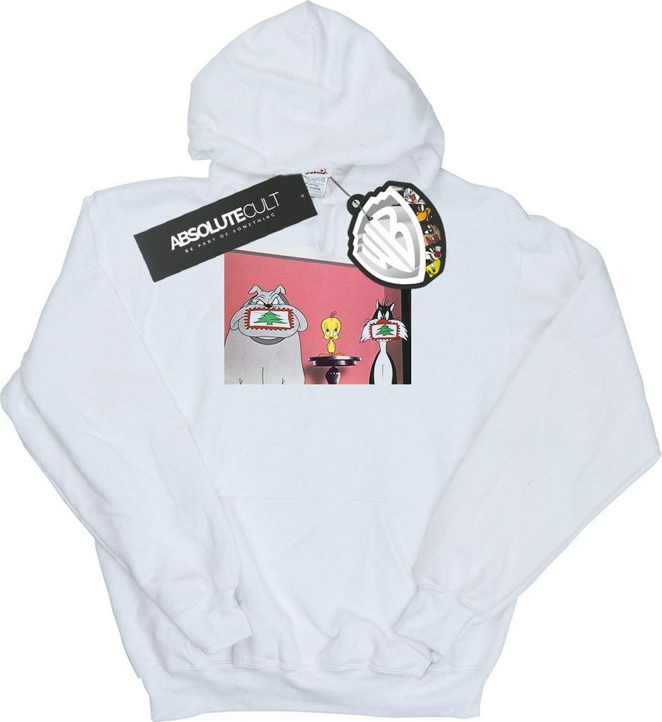 Looney Tunes - Kapuzenpullover für Herren BI13346 (3XL) (Weiß)