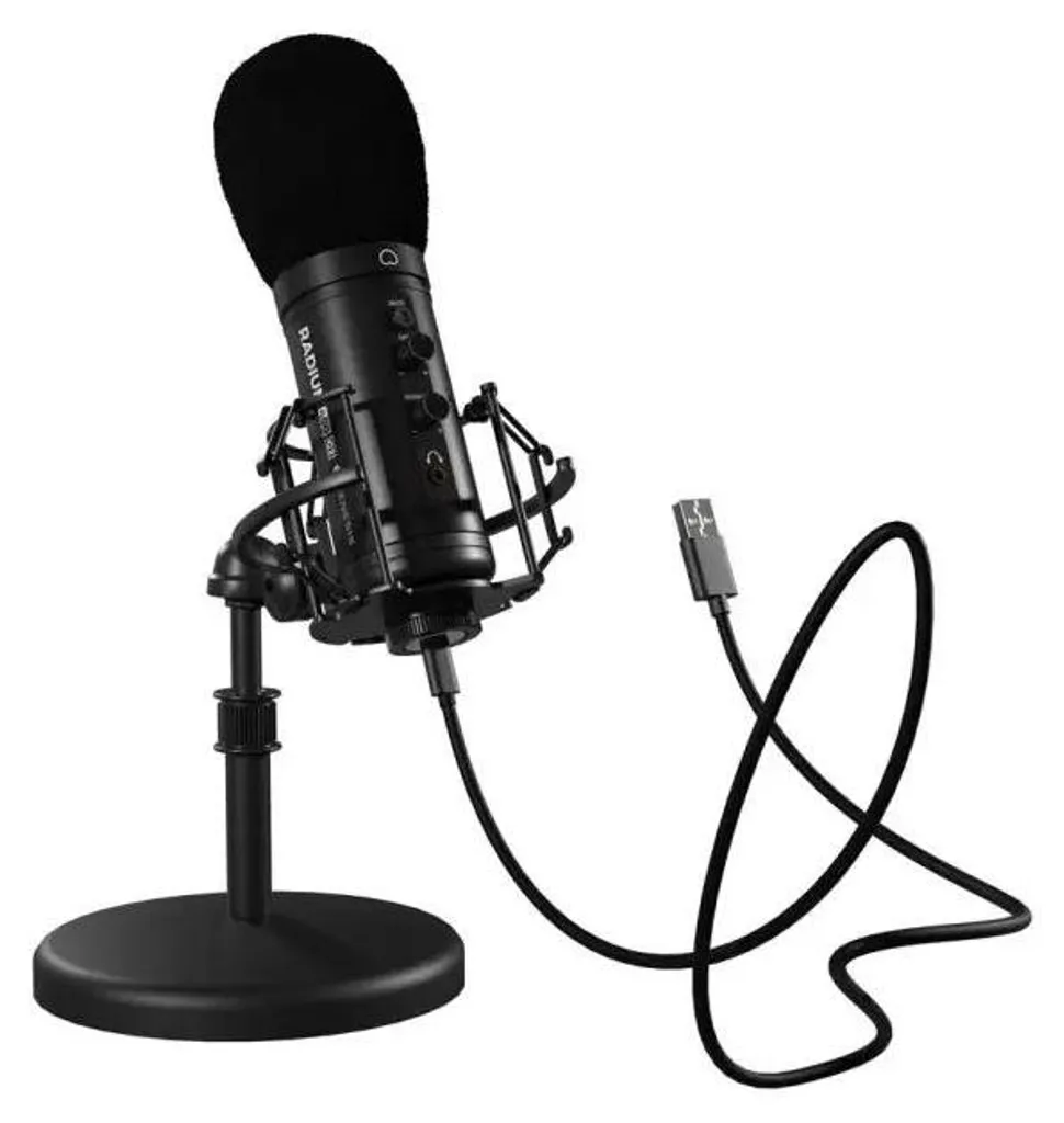 Genesis Radium 600 G2 microphone de streaming USB noir