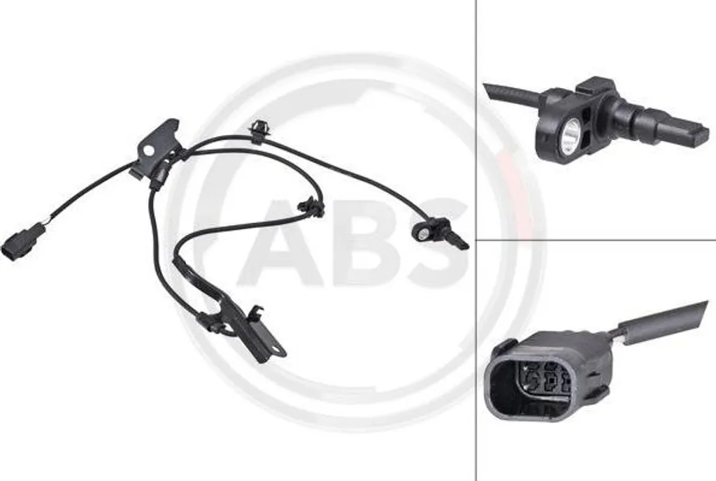 Capteur ABS de roue pour Lexus NX - Remplacement OE 8954378010 A.B.S.