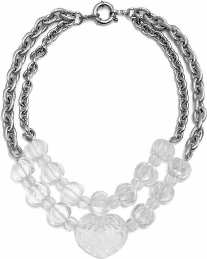 Collier Folli Follie 4N0T071C en Argent Chic pour Femme Élégante