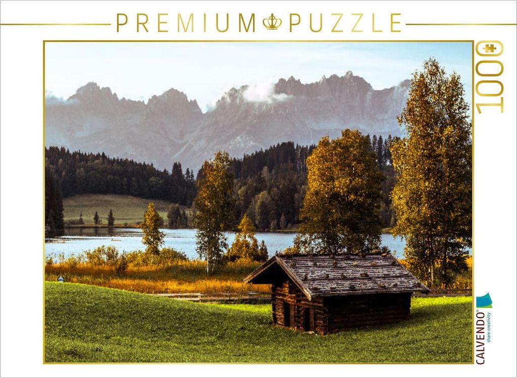 CALVENDO Puzzle Schwarzsee am Wilden Kaiser in Kitzbühel | Produktbild 