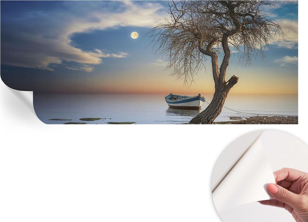 Selbstklebende Wandtapete - Dekorative Tapete für Wohnzimmer - Klebefolie für Wandbilder - Tapetenfolie für Wanddekoration - 208x146 cm - Eine f...