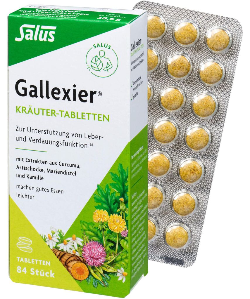 Salus Gallexier Kräuter-Tabletten 84 St