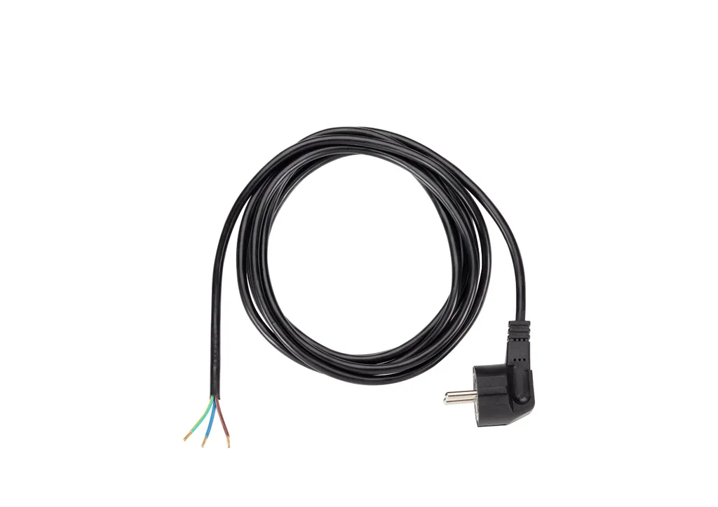 Cordon d'alimentation 2 mètres noir Bachmann 301.174 haute résistance
