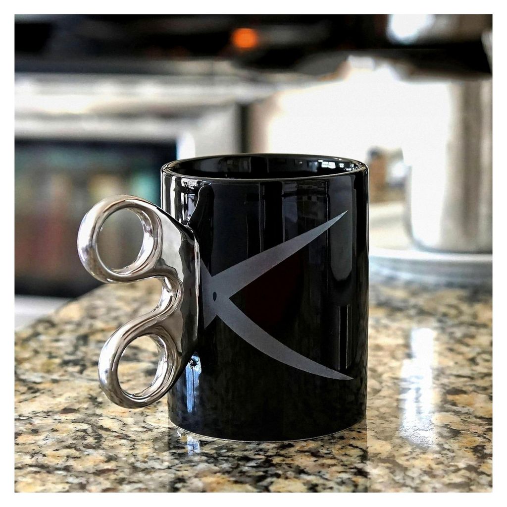 Kaffeetasse mit Scherenmotiv, Geschenk für Haarstylisten, große Kapazität, Keramiktasse
