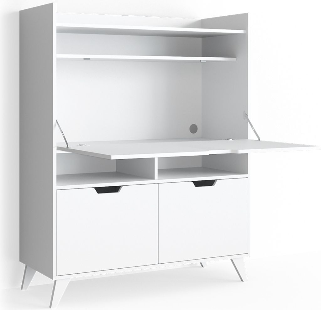 Vicco Biurko sekretarskie Berdi, 110 x 45 cm, Biały Zdjęcie produktu