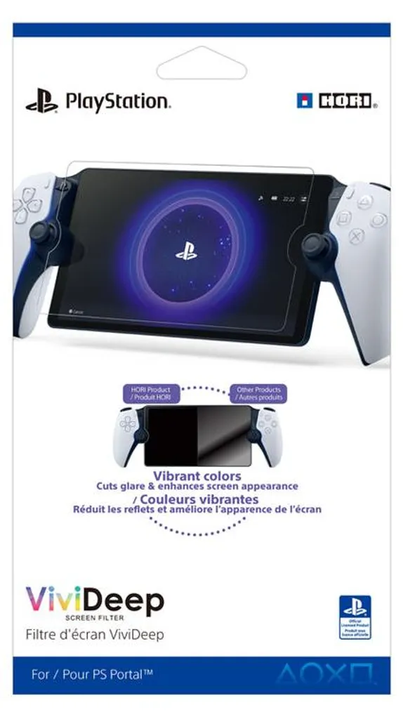 Protection Écran PlayStation Portal HORI ViviDeep pour Jouer en Extérieur