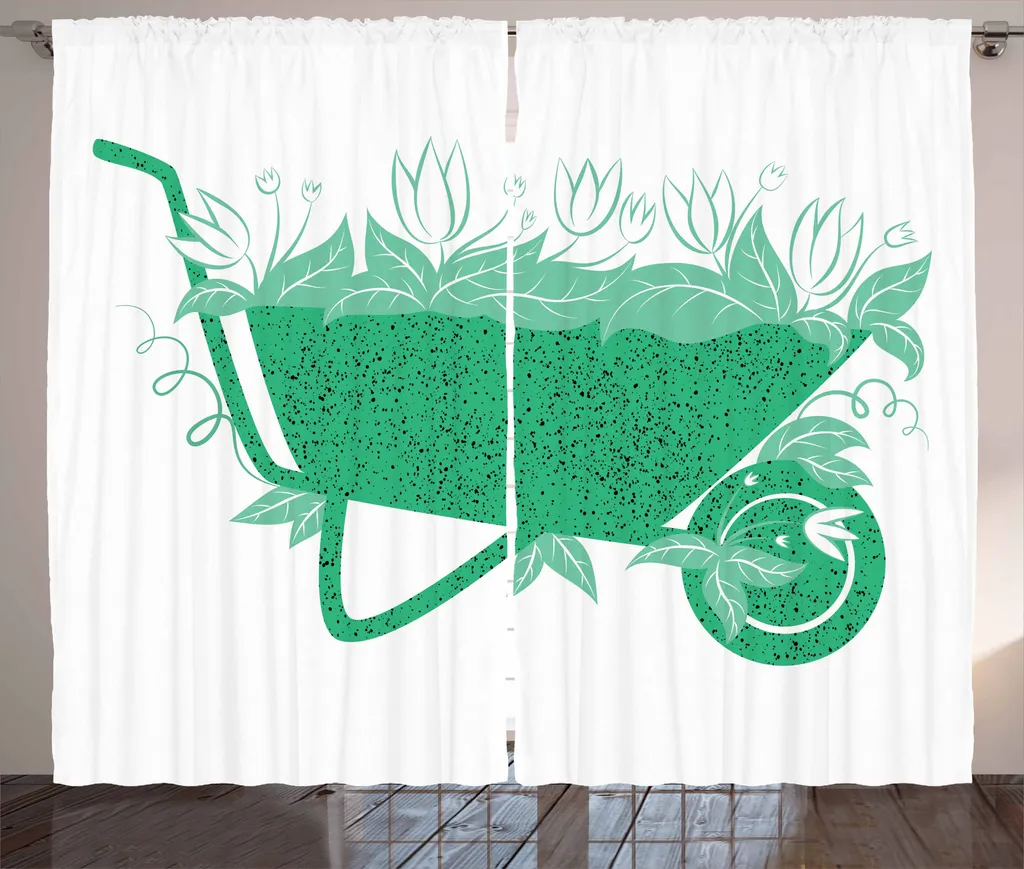 Tenda Botanica Rustica ABAKUHAUS 280 x 175 cm Verde Bianco