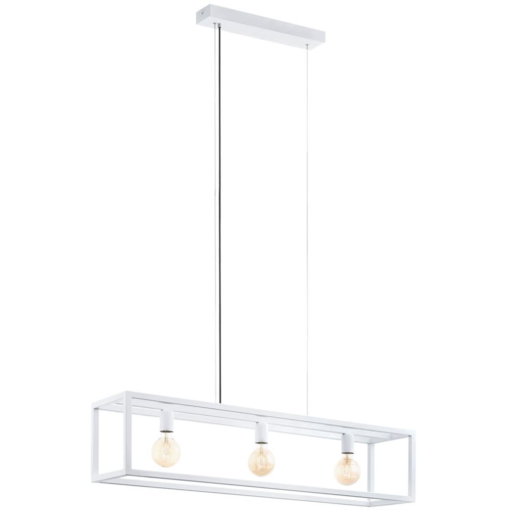 Eglo 49565 Elswick Hängeleuchte 3x E27 weiss