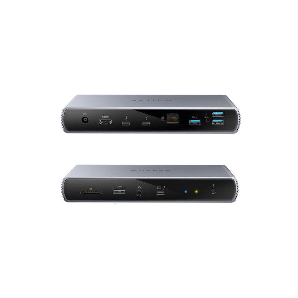 Dock Station HyperDrive Thunderbolt 4 PD 96W Space Gray Produktbild 