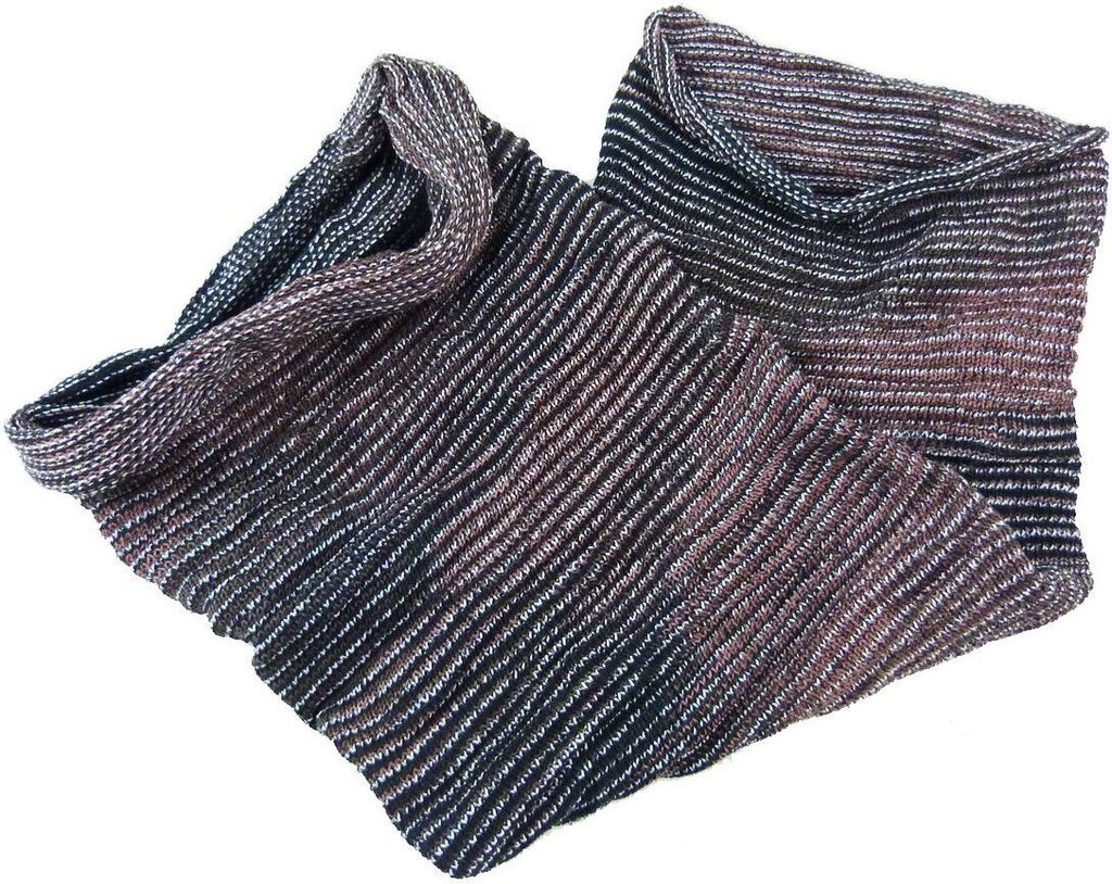 Schlauchschal Strickschal Kopfband Halswärmer Mütze Dread Wrap Multischal Magic | lang |, braun