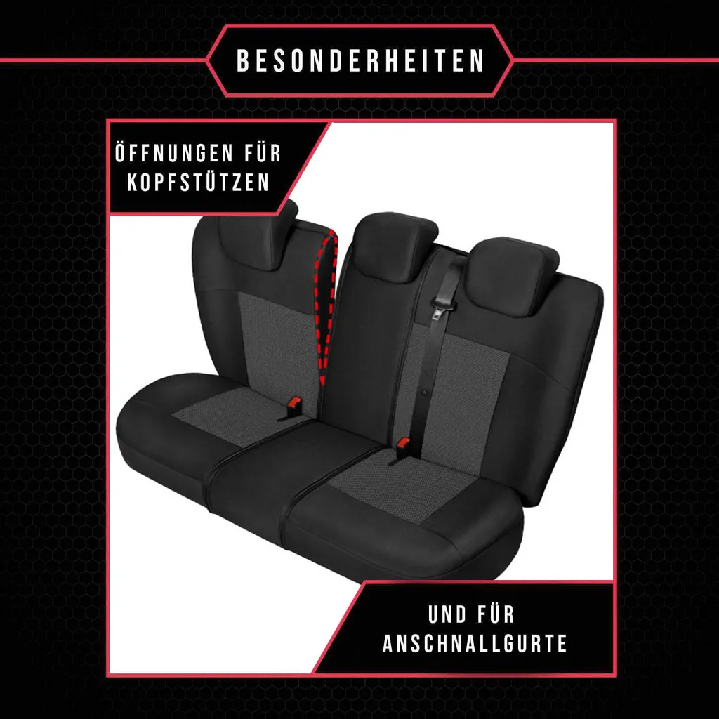 Coprisedili Toyota Land Cruiser Nero - Protezione Premium in Ecopelle - 6