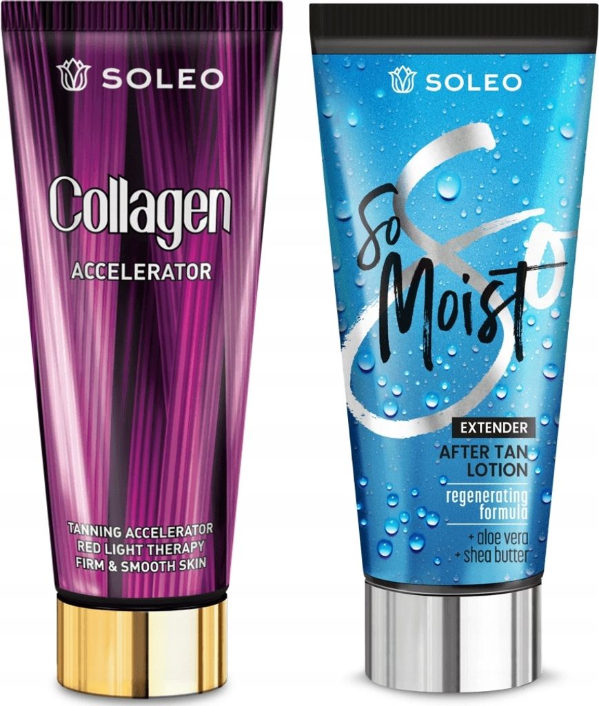 Soleo Kolagénový Balíček: Urýchľovač Opálenia a Poopalovací Obrázok produktu 