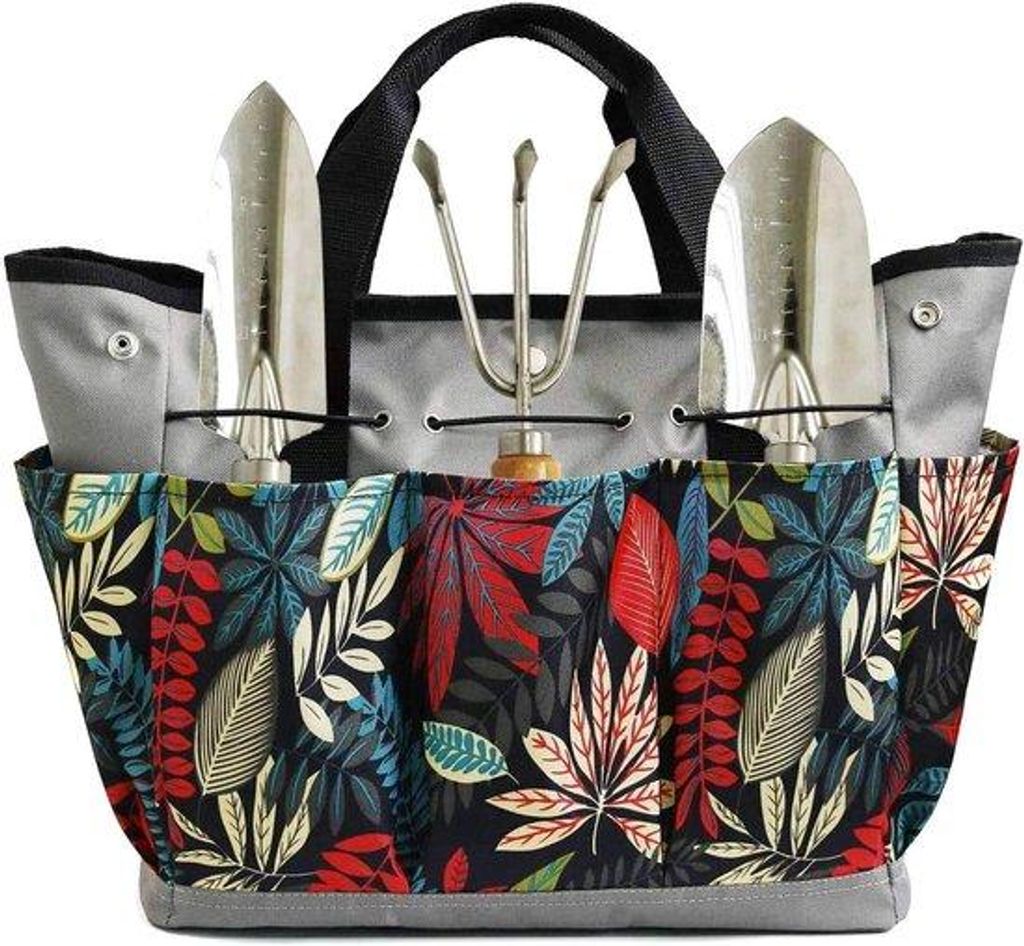 Dauerhafter Gartenwerkzeug-Rucksack - vielseitig und praktisch - grau