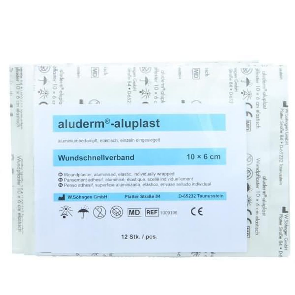 aluderm Nachfüllset aluplast 1009196 10x6cm 12 St./Pack. Produktbild 