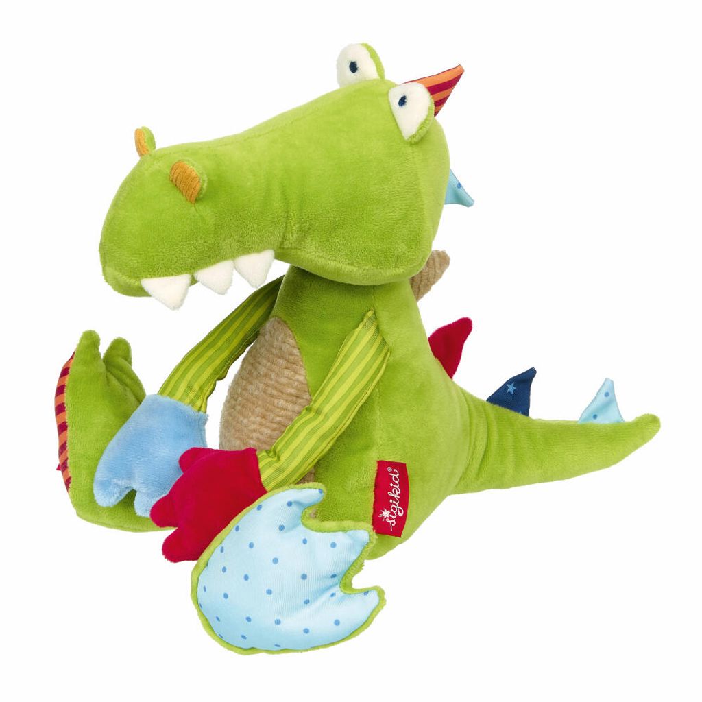 Sigikid Krokodil 32 cm Patchwork