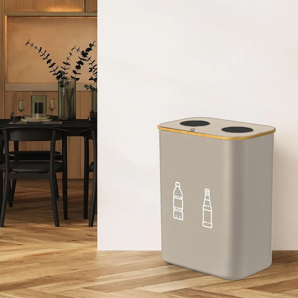 Organisateur de tri bouteilles 160L - Double sac pour garage et cellier