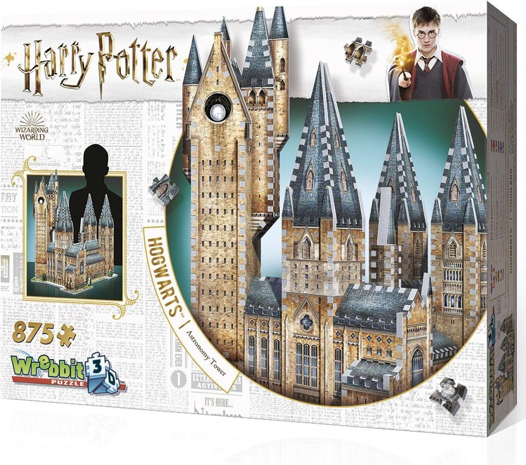 Harry Potter Hogwarts Astronomieturm 3D-Puzzle 875 Teile Produktbild