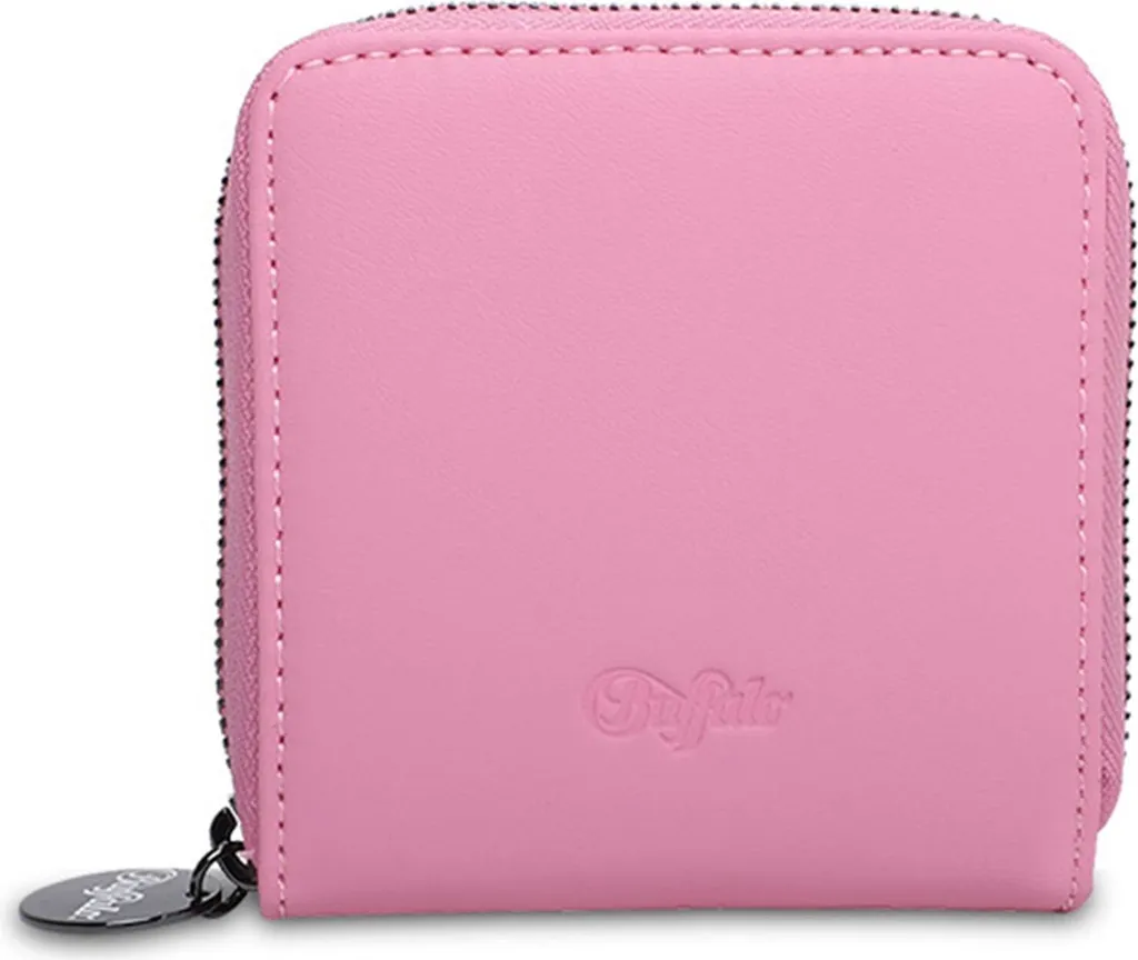 Portafoglio Rosa BUFFALO Muse Boxy - Accessorio Donna Originale Kiss