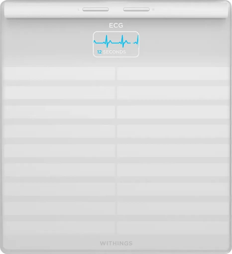 Withings Body Scan Station de Santé pour Suivi Sportif et Cardio Blanc