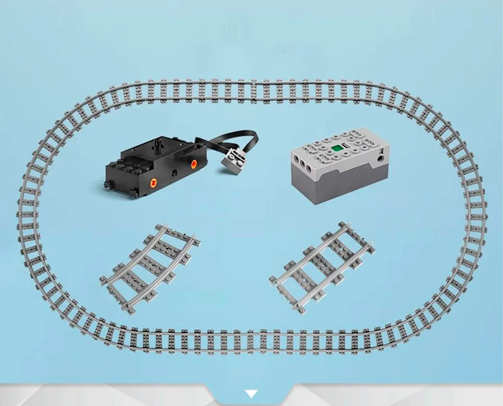 Train électrique de Noël télécommandé en briques - Modèle RC 450 pièces - 10